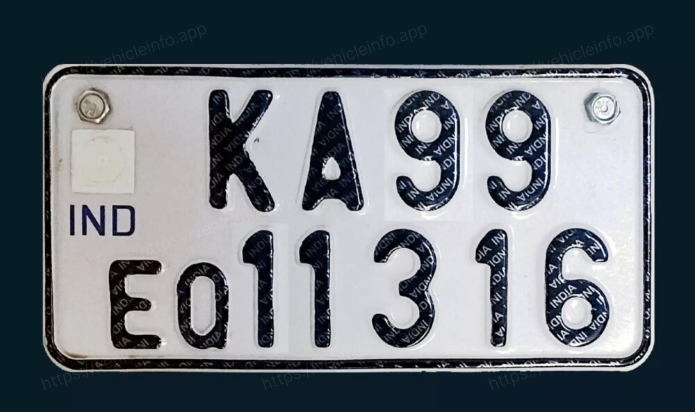 All motorized vehicles need high-security registration plates. Vehicles with windshields also require a color-coded sticker.